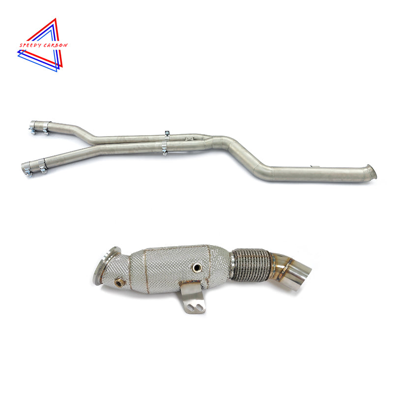 BMW G2X/G4X Single Mid Pipe + Downpipe