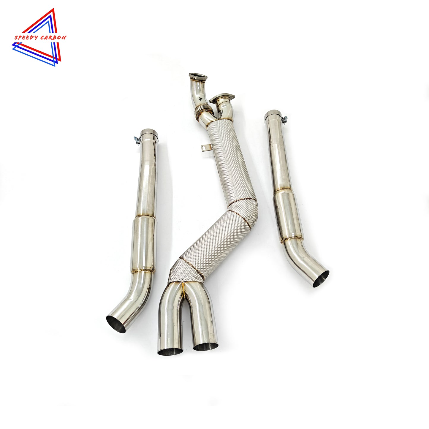 BMW G87 M2 Single Midpipe With Heat Shield