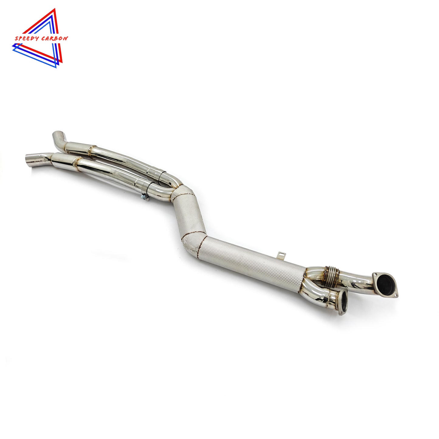 BMW G87 M2 Single Midpipe With Heat Shield