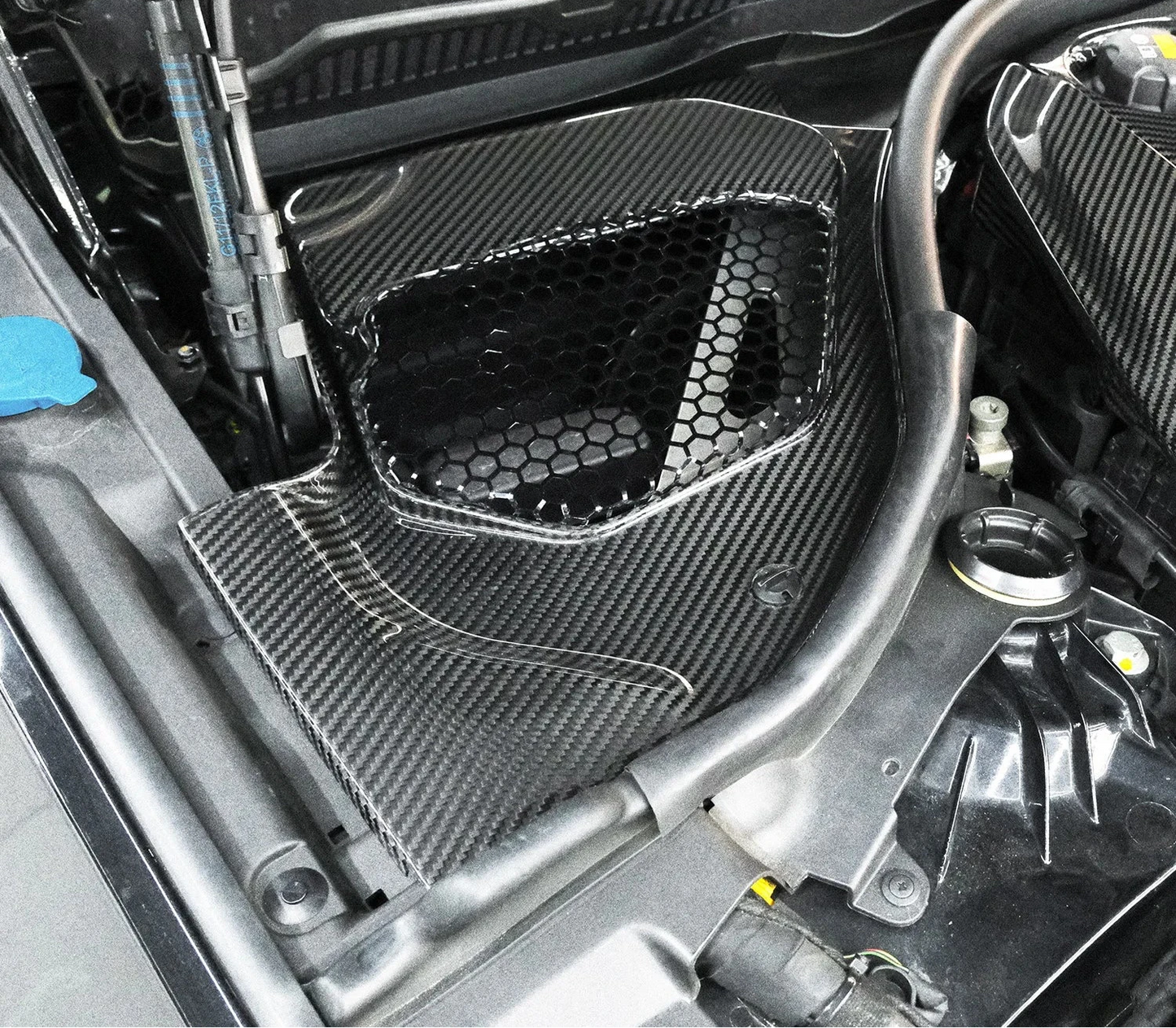 BMW F90 M5 Carbon Fiber Engine Bay Cowl LHD