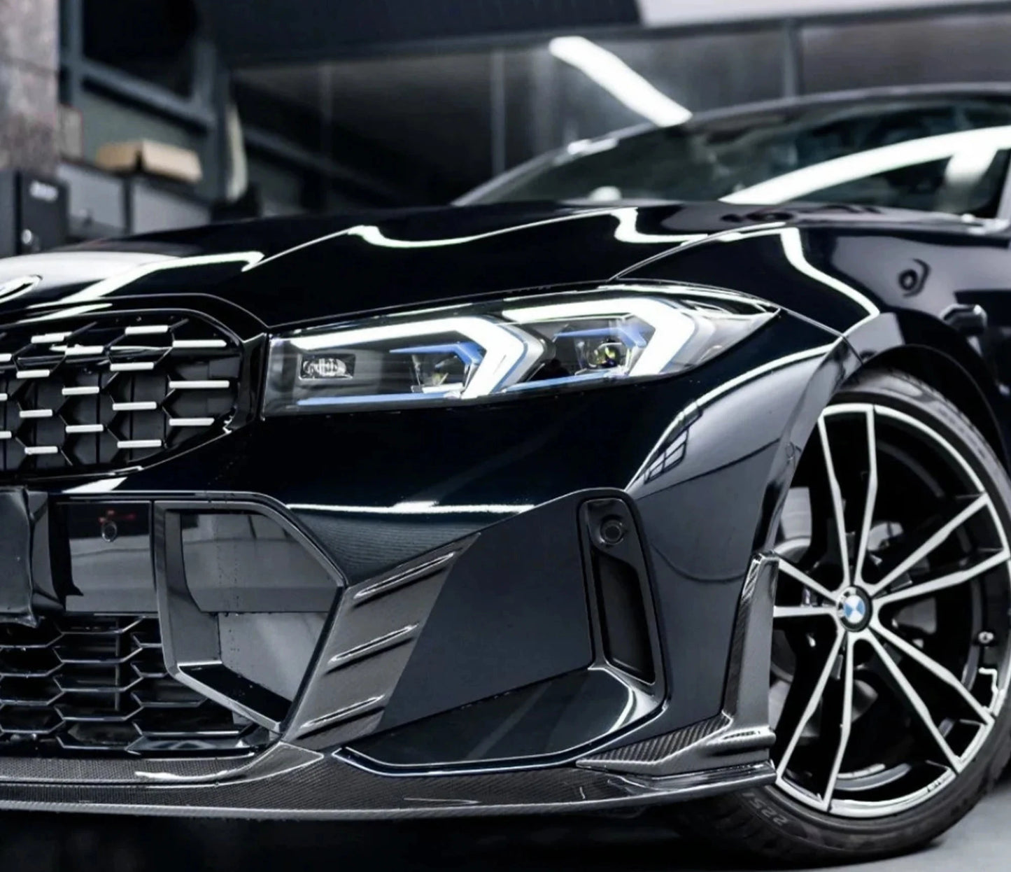 BMW G2X LCI Carbon Fiber Front lip V1