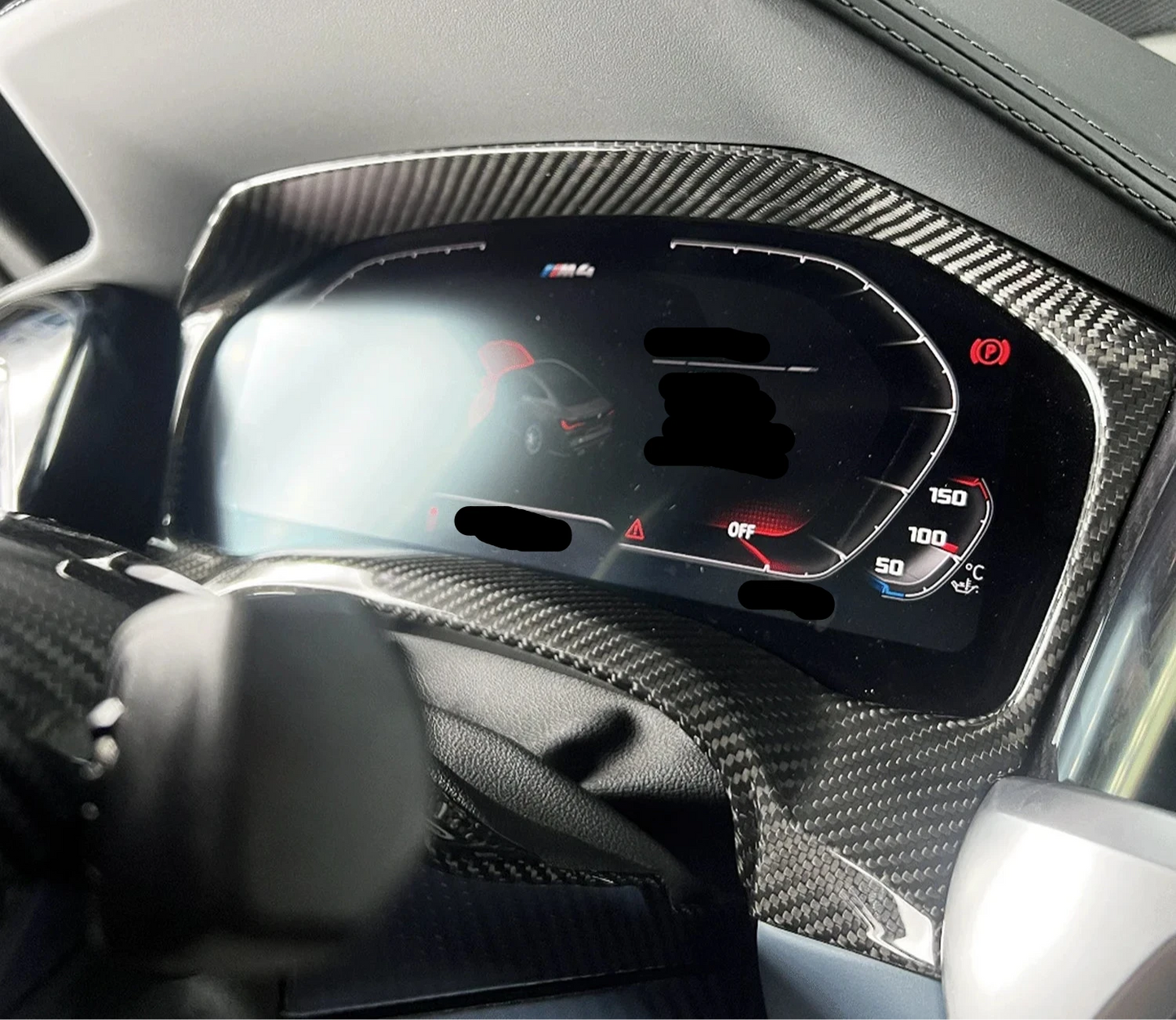 BMW G8X M3/M4 Pre LCI Carbon Fiber Dash Screen Cover