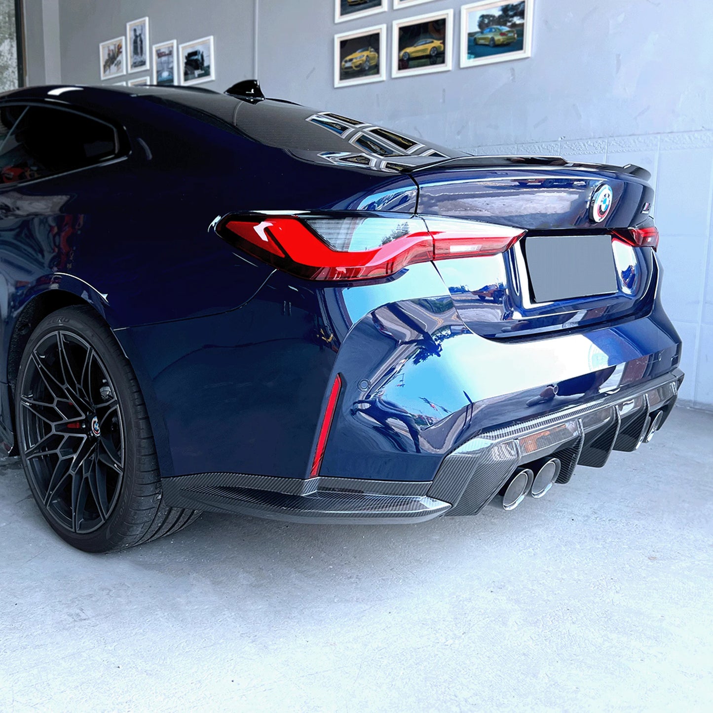 BMW G8X M3/M4 Carbon Fiber Rear Canard Splitters