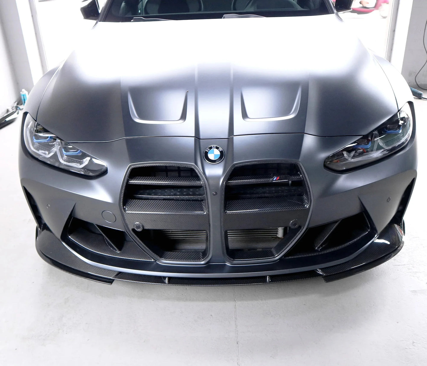 BMW G8X M3/M4 Carbon Fiber Front Lip 3D Style