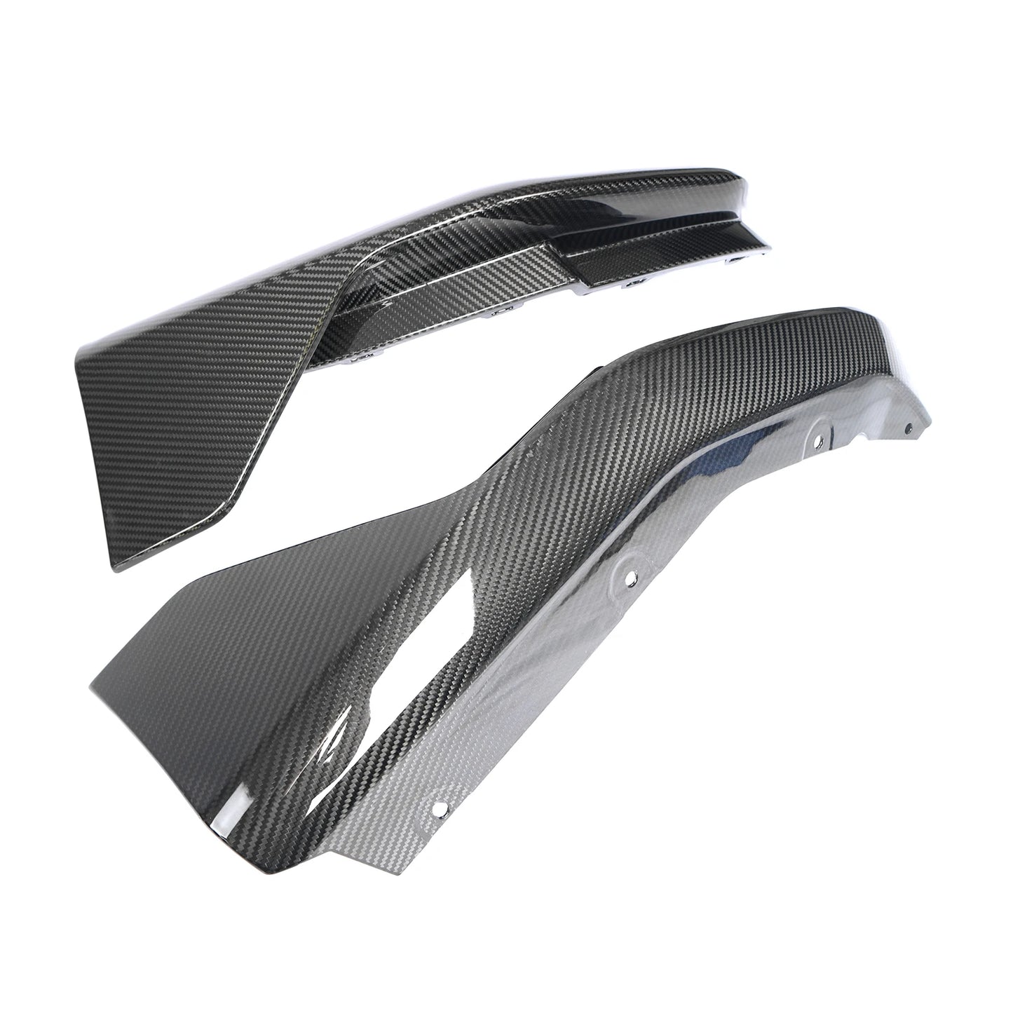 BMW G8X M3/M4 Full Carbon Fiber Rear Bumper Side Splitters