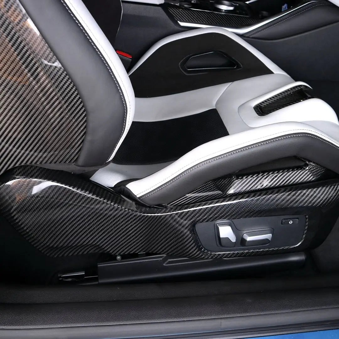 BMW G87 M2 Carbon Fiber Side Seat Cover