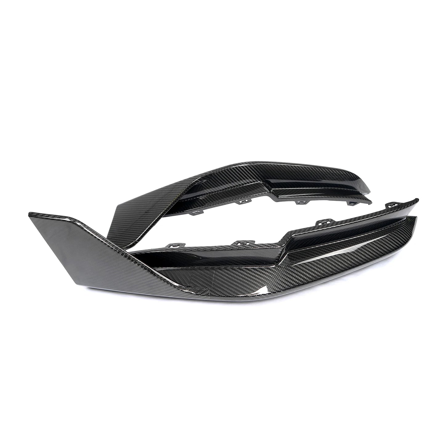 BMW G8X M3/M4 Full Carbon Fiber Rear Bumper Side Splitters