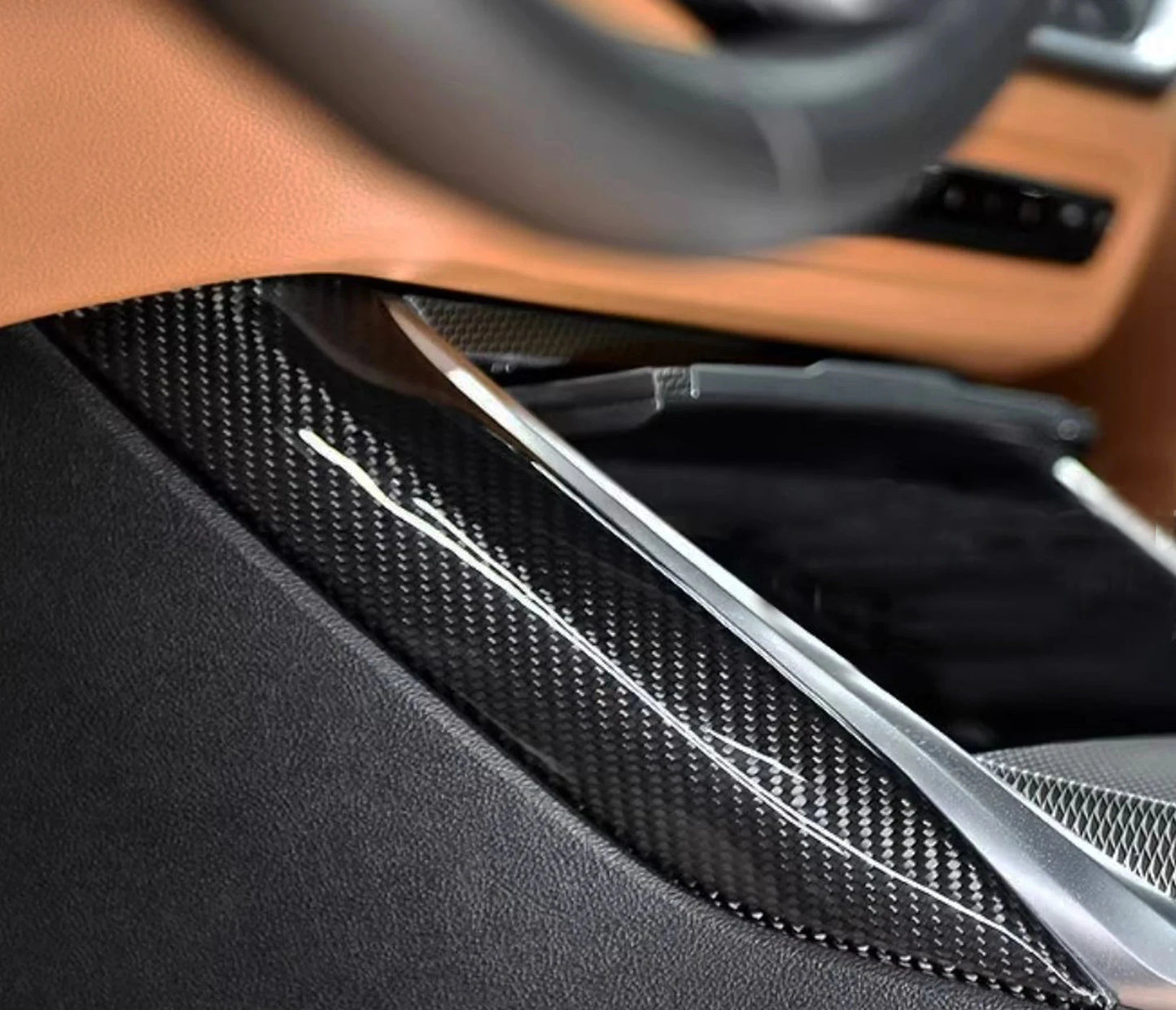 BMW G8X M3/M4 Carbon Fiber Interior Trim 7pcs