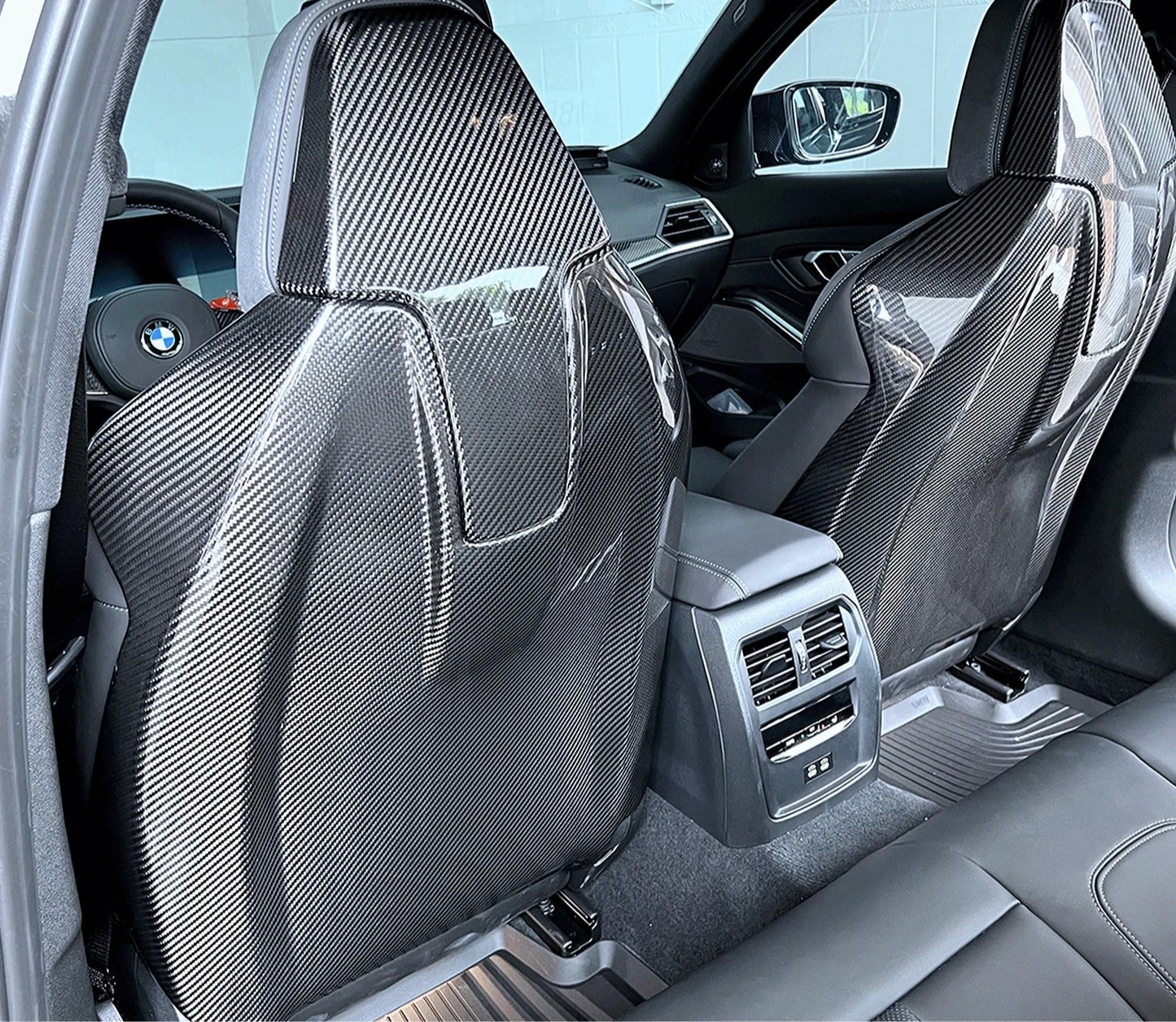 BMW G8X Performance Carbon Fiber Seat-Back Covers