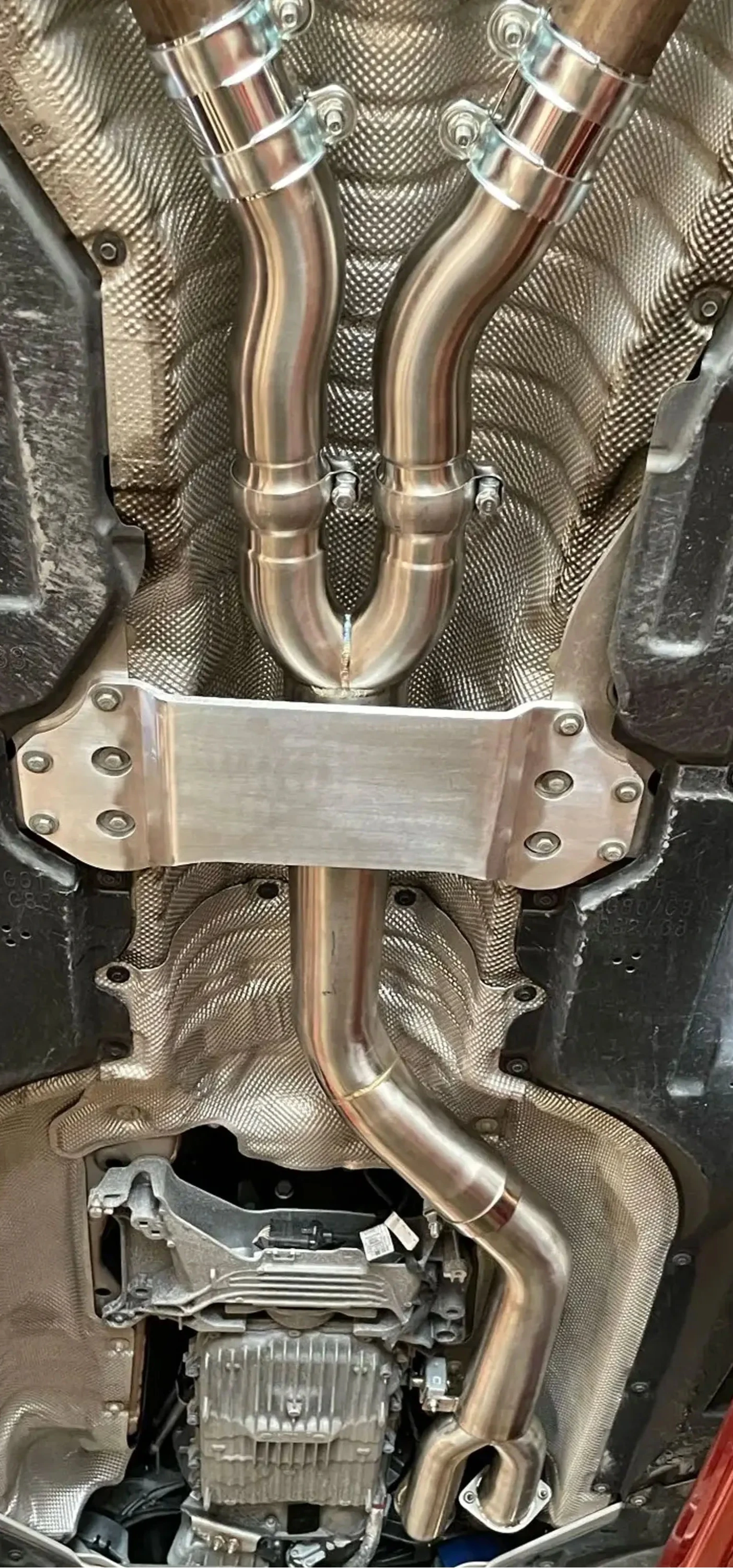 BMW G8X M3/M4 Single Mid Pipe + Downpipe