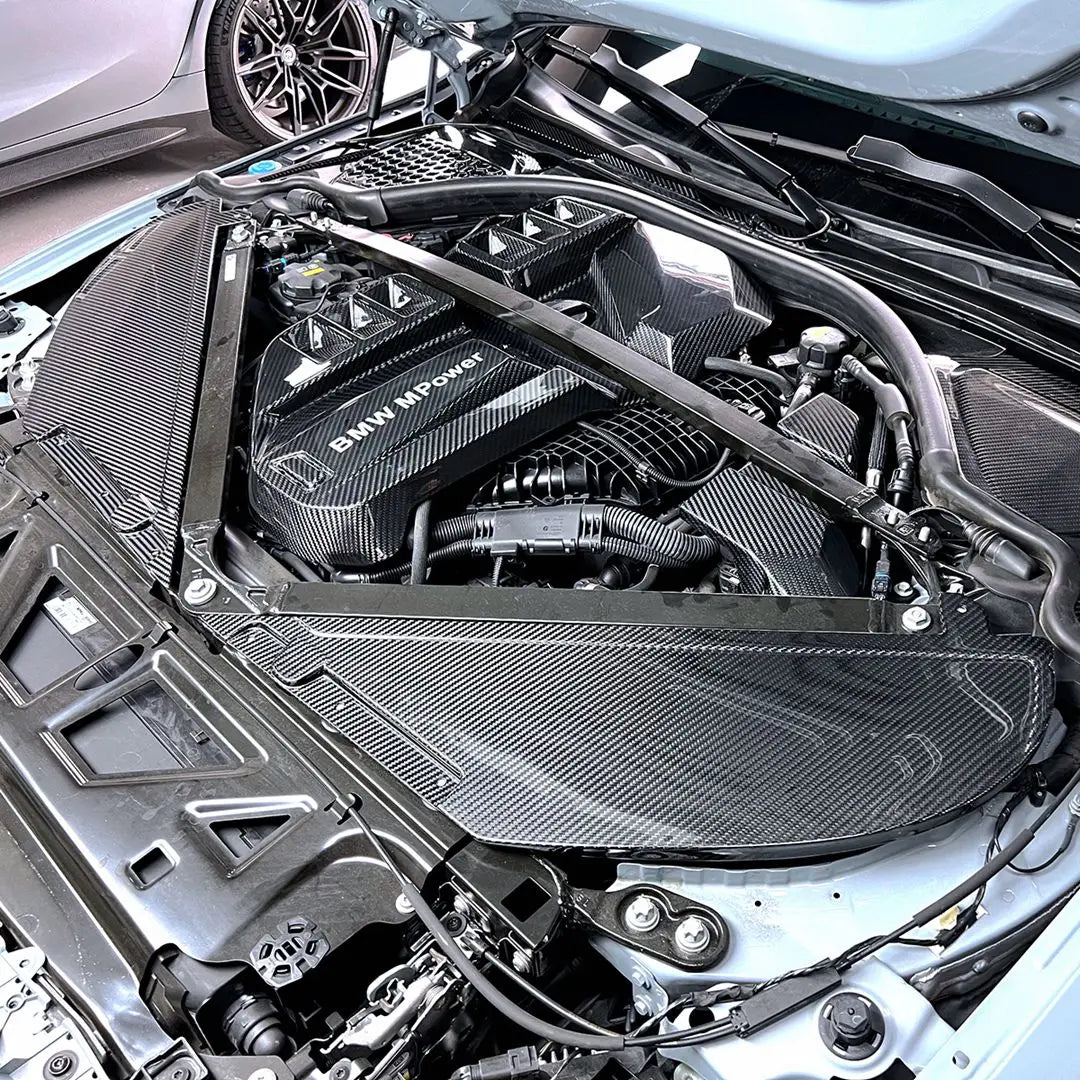 BMW G8X M2/M3/M4 Carbon Fiber Engine Bay Air Intake Covers