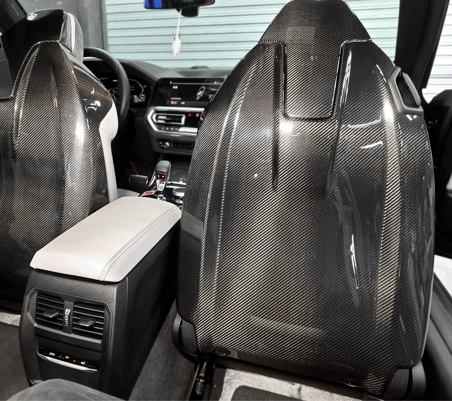 BMW G8X Performance Carbon Fiber Seat-Back Covers