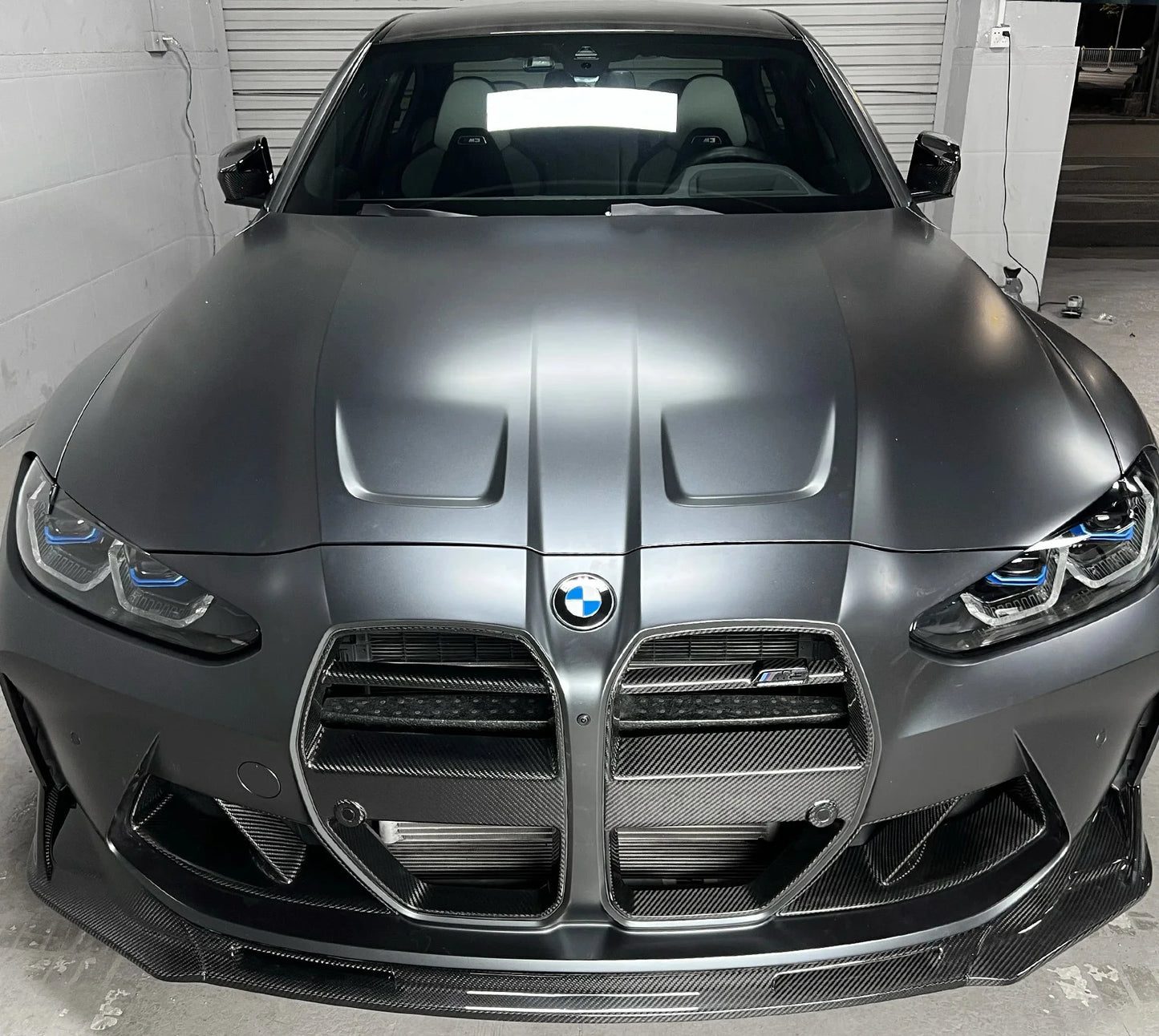 BMW G8X M3/M4 Carbon V Style Front Lip