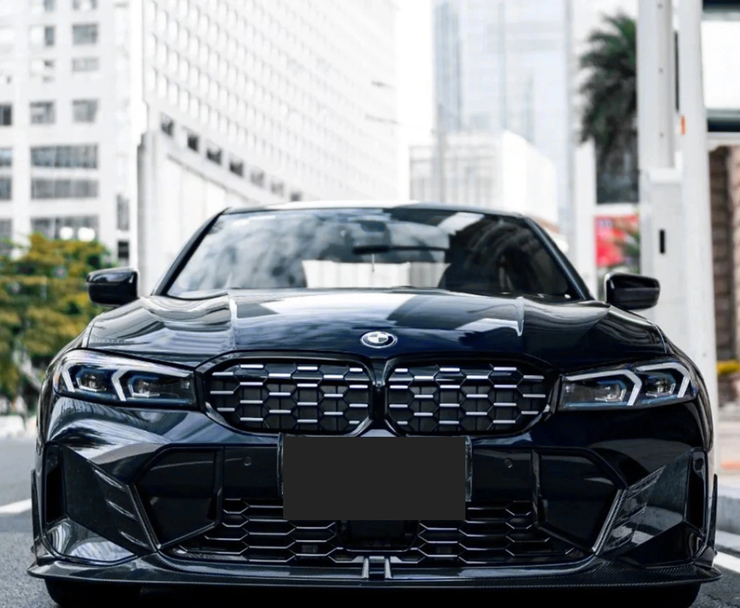 BMW G2X LCI Carbon Fiber Front lip V1