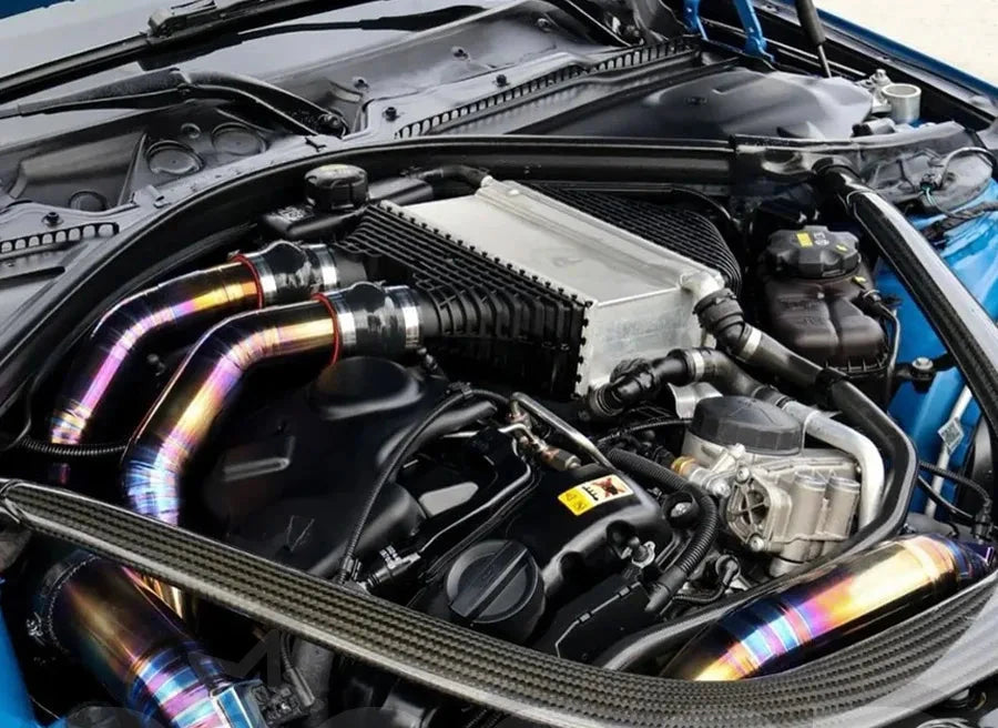 F8X M2/M3/M4 S55 Titanium Front Mount Intake
