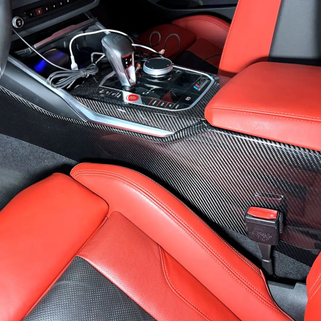 BMW G8X M3/M4 Prepreg Carbon Fiber Center Console Cover
