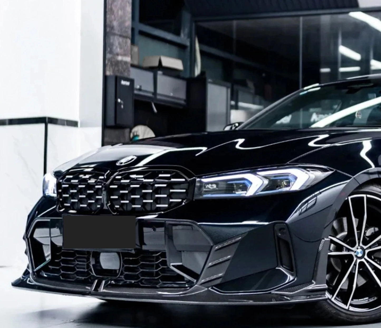 BMW G2X LCI Carbon Fiber Front lip V1