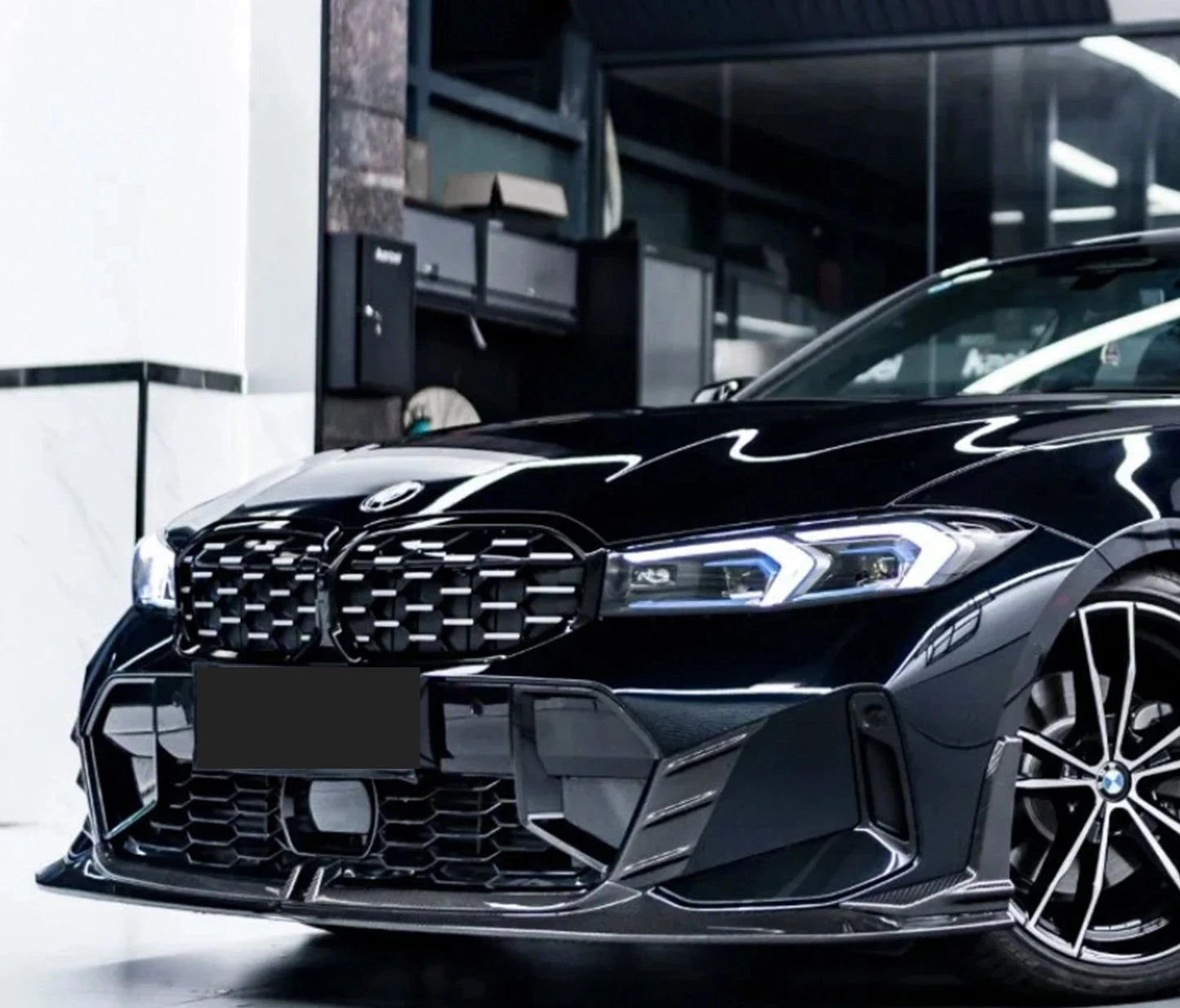 BMW G2X LCI Carbon Fiber Front lip V1