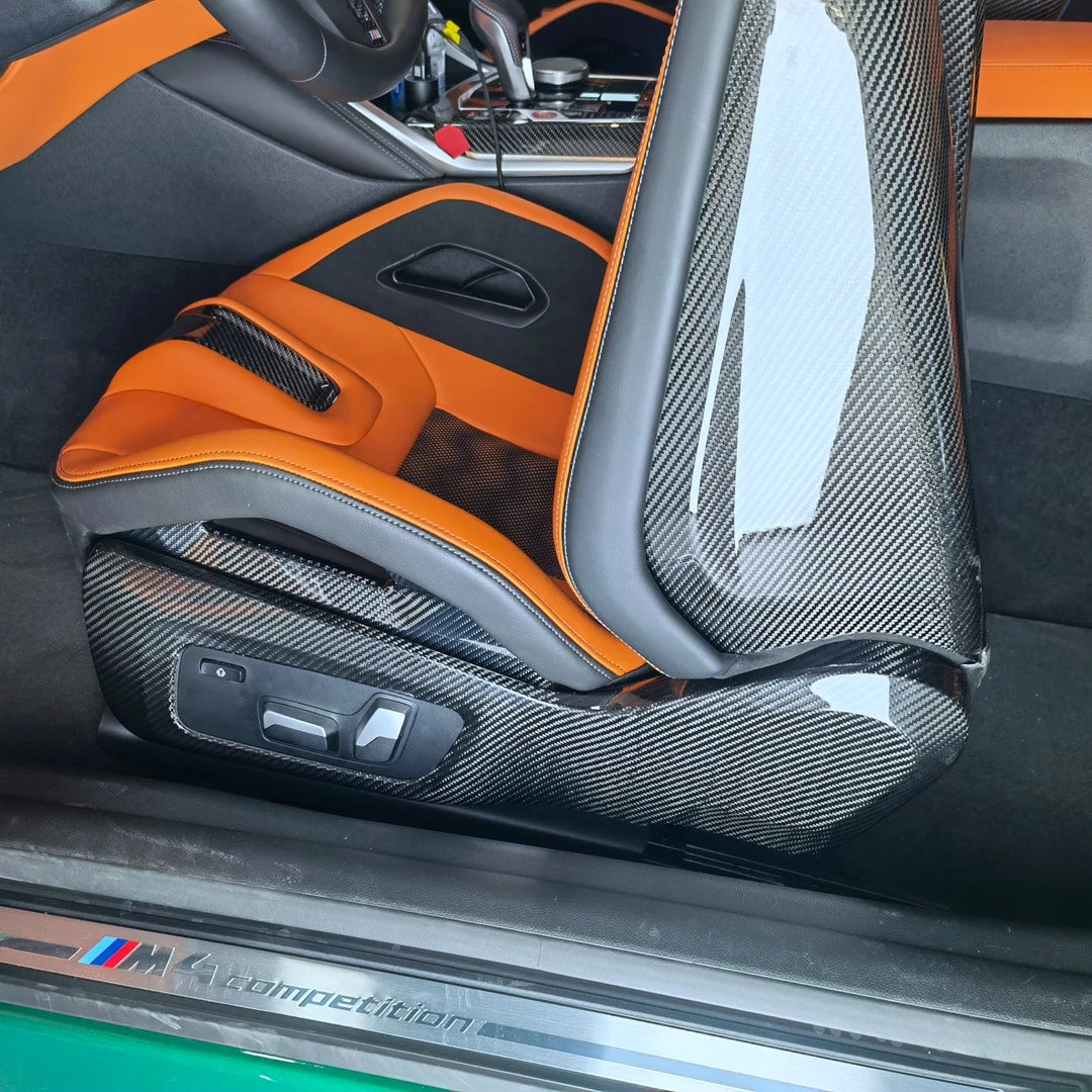 BMW G87 M2 Carbon Fiber Side Seat Cover