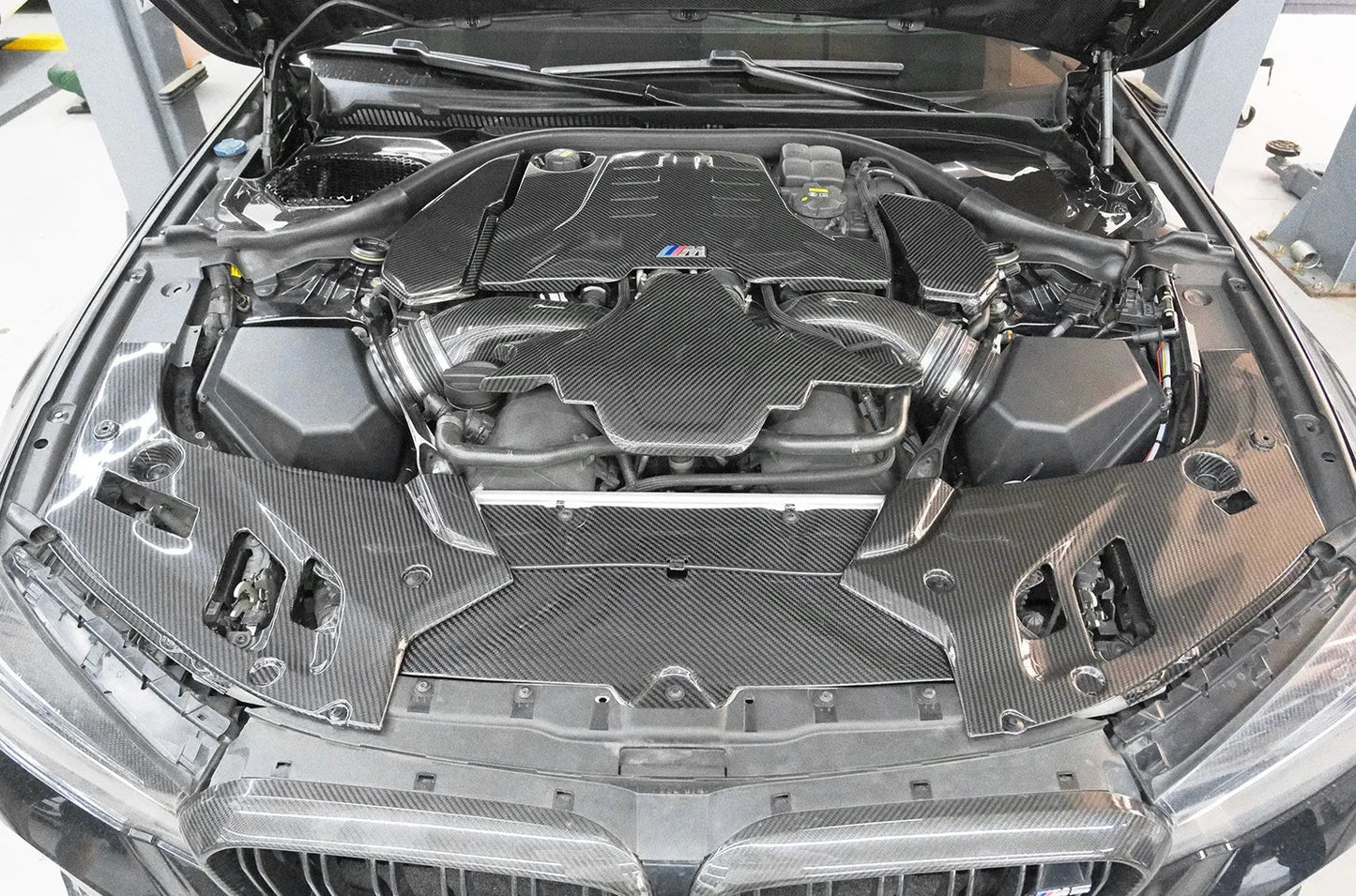 BMW F90 M5 Carbon Fiber Coolant Shroud Cover